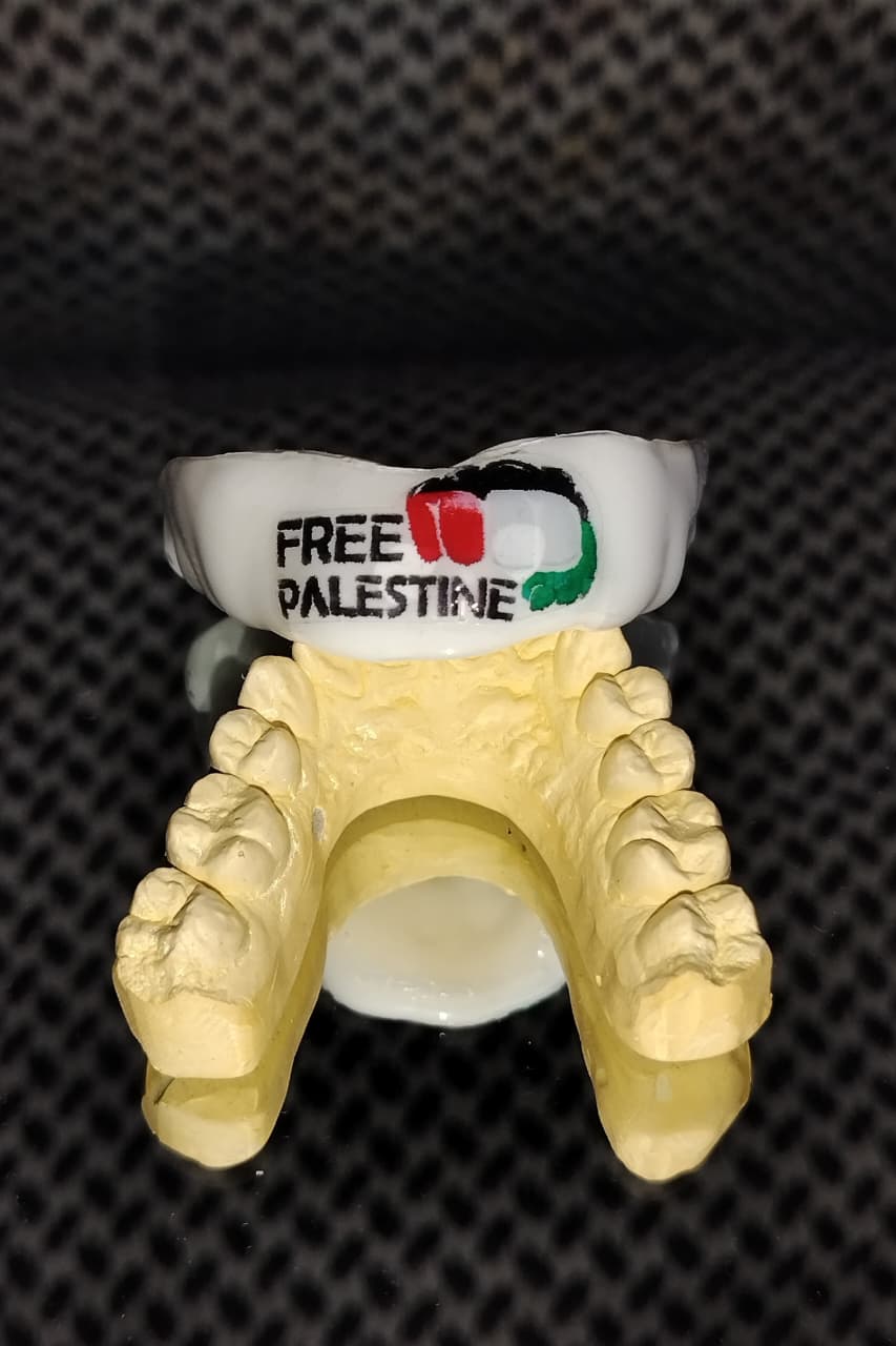 KuBuc Personalized – “Free Palestine” Custom Mouthguard