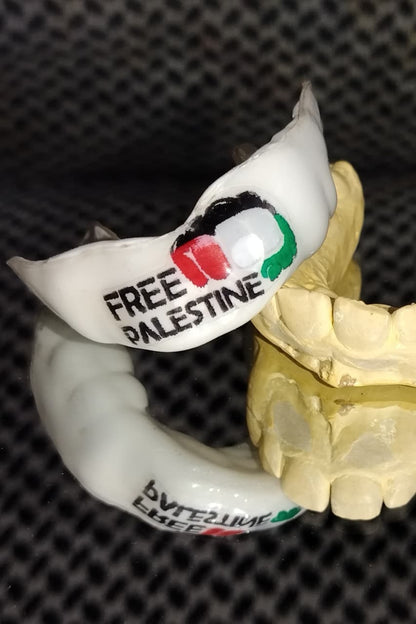 KuBuc Personalized – “Free Palestine” Custom Mouthguard