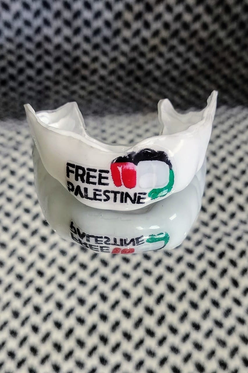 KuBuc Personalized – “Free Palestine” Custom Mouthguard